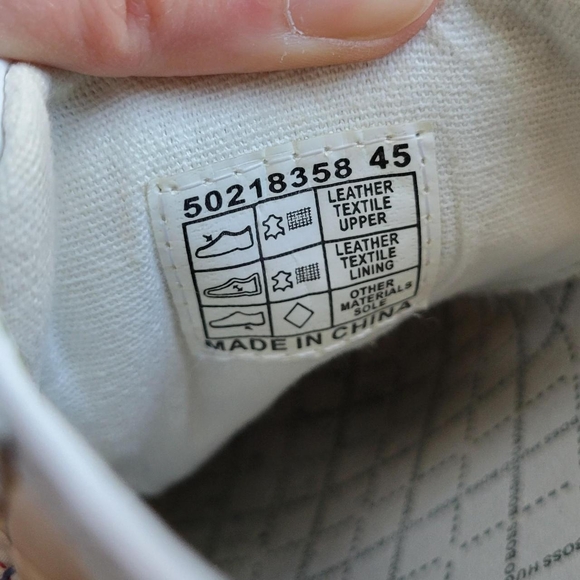 Hugo Boss Zeuss White Leather Trainers - Picture 8 of 9